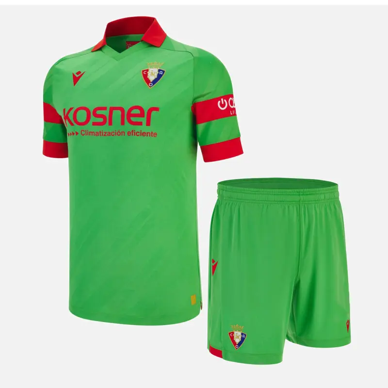 Camiseta Osasuna 2025/2026 Away Verde Niño Kit