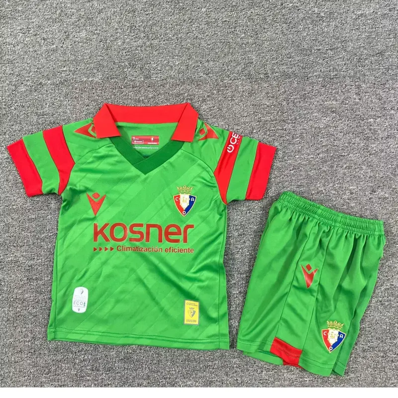 Camiseta Osasuna 2025/2026 Away Verde Niño Kit