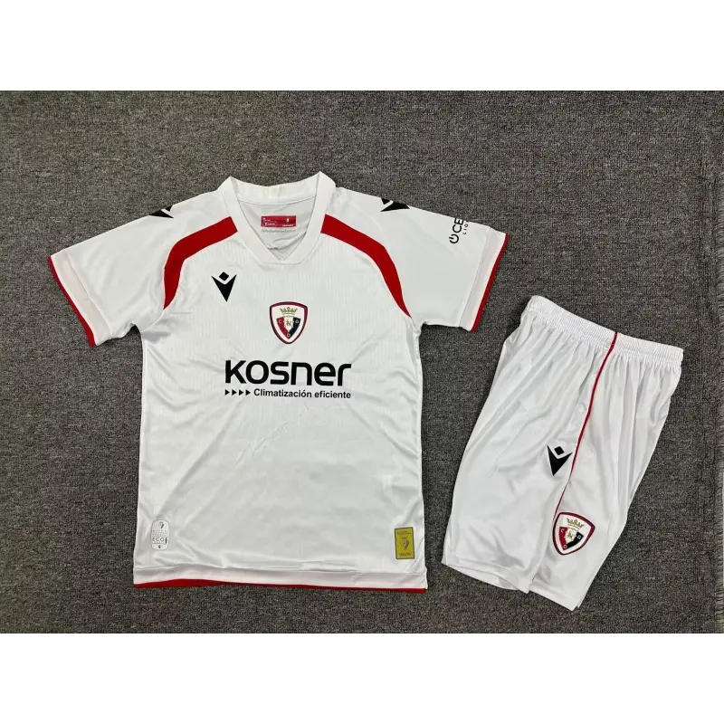 Camiseta Osasuna 2025/2026 Third Blanco Niño Kit