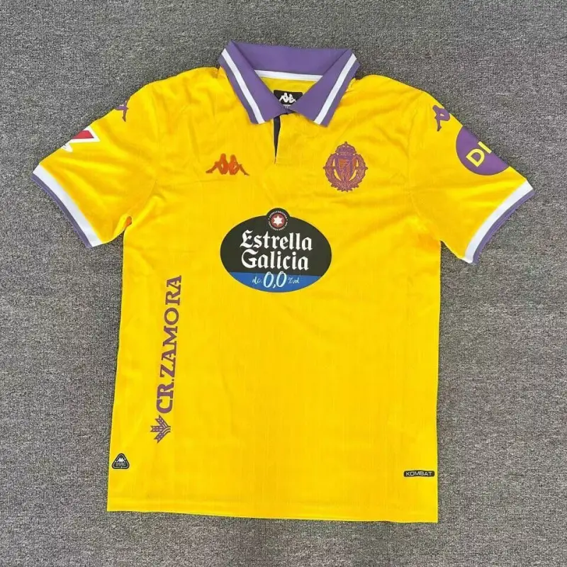 Camiseta Real Valladolid 2025/2026 Third Amarillo con Parche La Liga