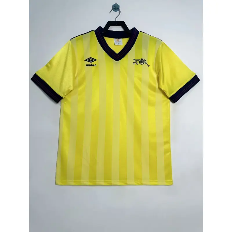 Camiseta Arsenal 1983/86 Away Retro Amarillo
