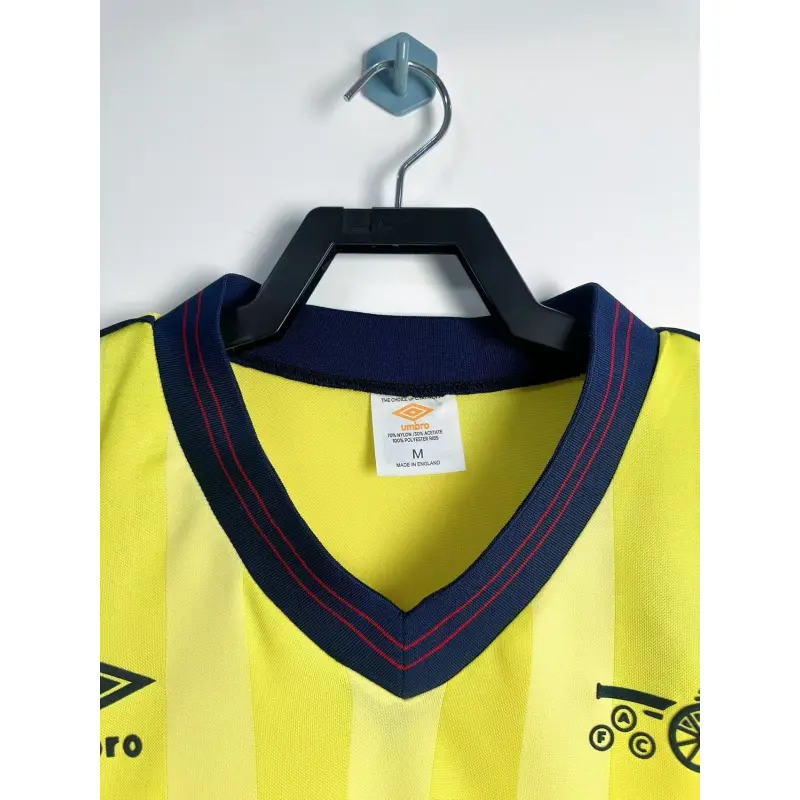 Camiseta Arsenal 1983/86 Away Retro Amarillo