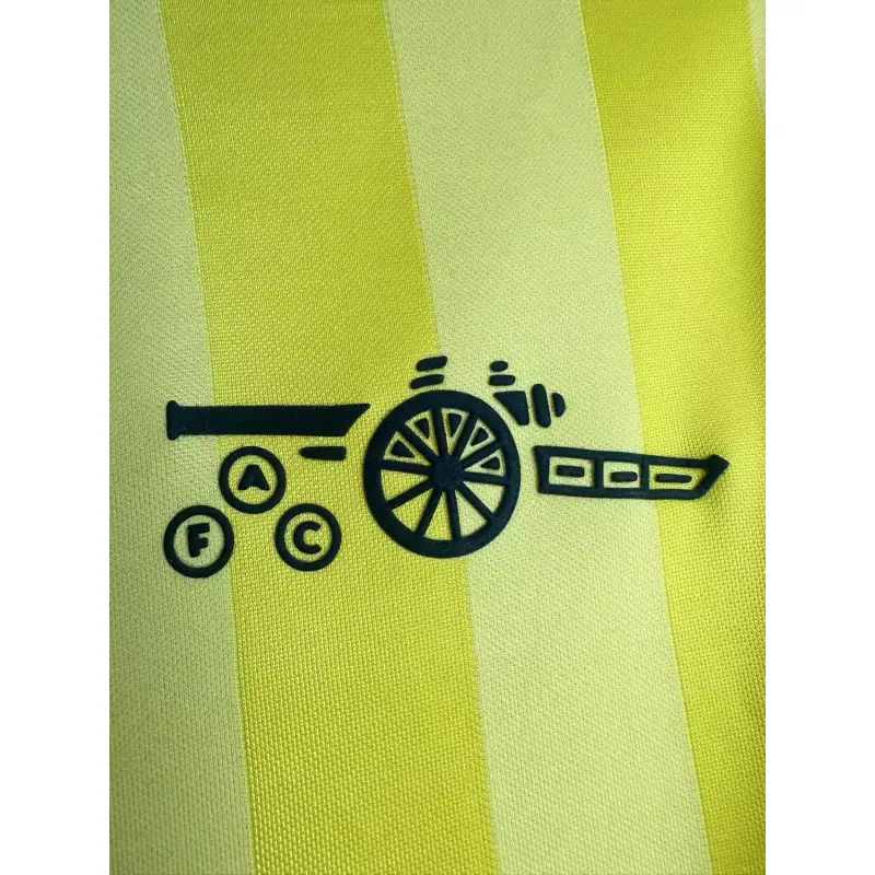 Camiseta Arsenal 1983/86 Away Retro Amarillo