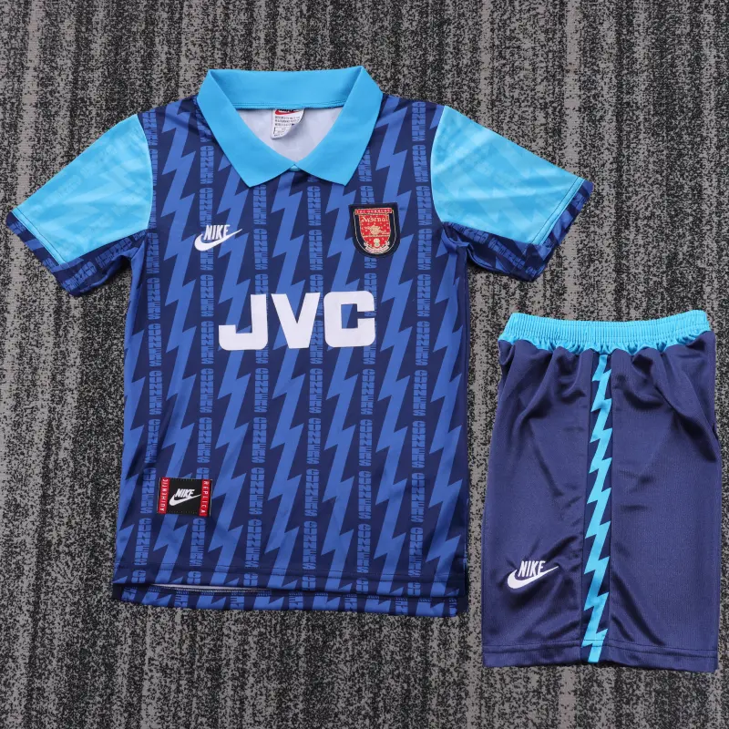 Camiseta Arsenal 1994/95 Away Retro Azul Niño Kit