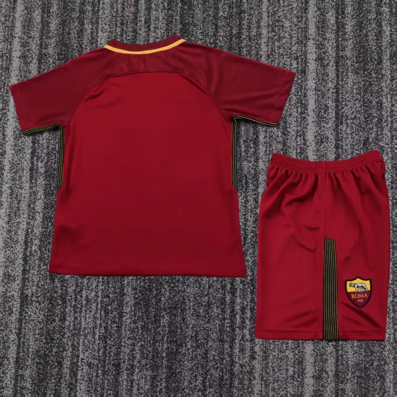 Camiseta AS Roma 2013/14 Home Retro Rojo Niño Kit