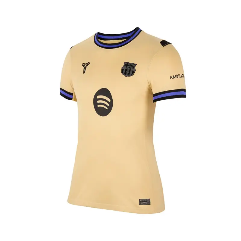 Camiseta Barcelona 2025/2026 Away Oro Mujer