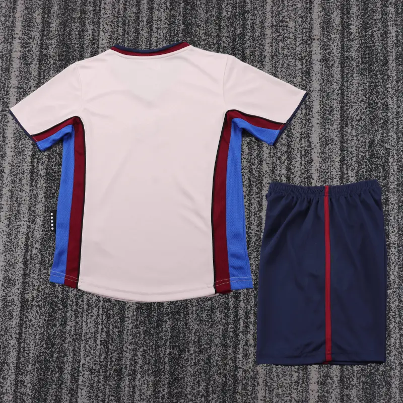 Camiseta Barcelona 1998/99 Away Retro Beige Niño Kit
