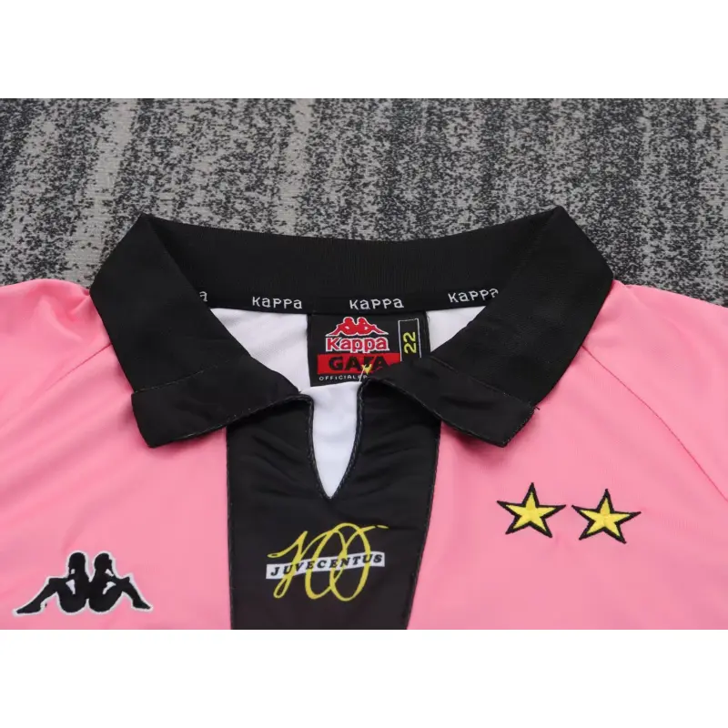 Camiseta Juventus 1997/98 Away Retro Rosa Niño Kit