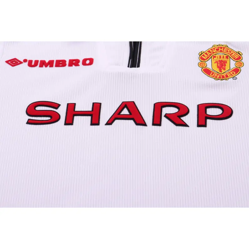 Camiseta Manchester United Edición Conmemorativa 1998/99 Blanco Niño Kit