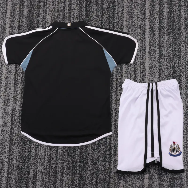Camiseta Newcastle United 2000/01 Away Retro Negro Niño Kit