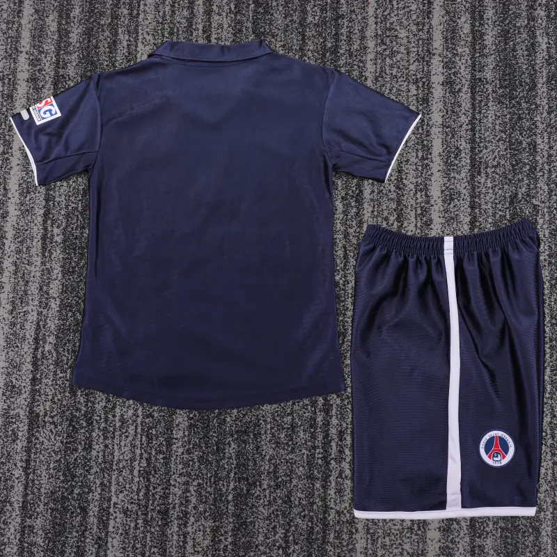 Camiseta PSG 2001/02 Home Retro Azul Marino Niño Kit