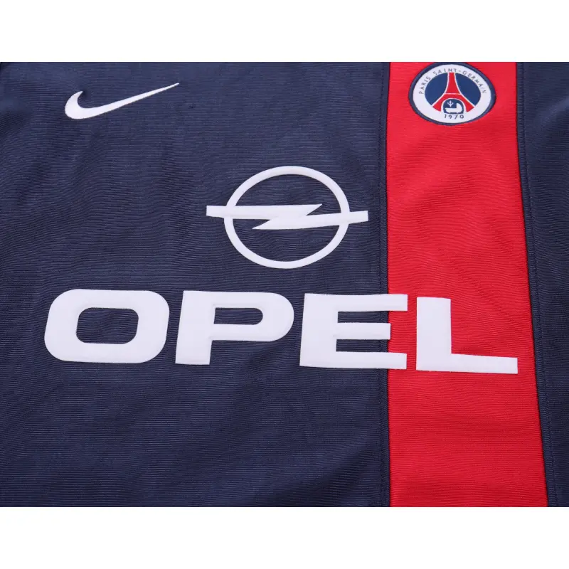 Camiseta PSG 2001/02 Home Retro Azul Marino Niño Kit