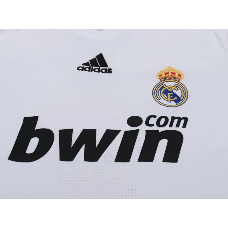 Camiseta Real Madrid 2008/09 Home Retro Blanco Niño Kit