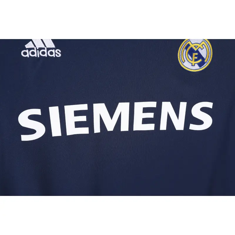 Camiseta Real Madrid 2005/06 Away Retro ML Azul Marino