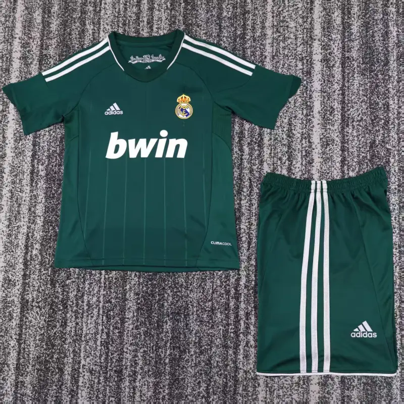 Camiseta Real Madrid 2012/13 Third Retro Verde Niño Kit