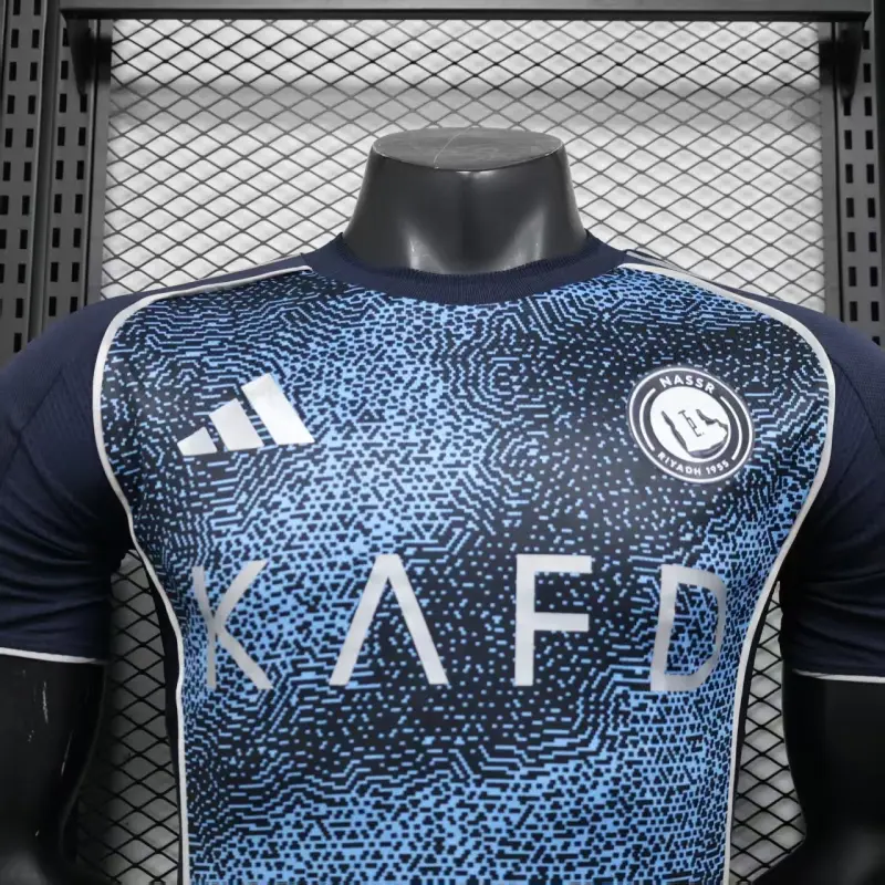 Camiseta Al Nassr 2025/2026 Away Azul (EDICIÓN JUGADOR)