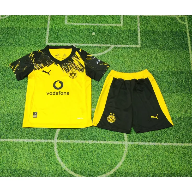 Camiseta Borussia Dortmund 2025/2026 Home Amarillo Niño Kit