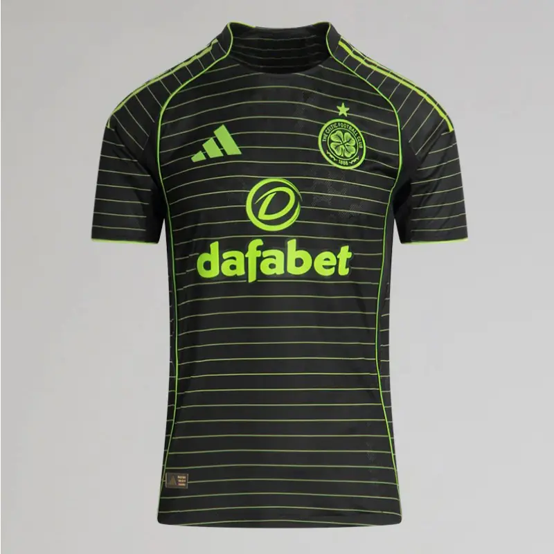 Camiseta Celtic 2025/2026 Away Negro/Verde