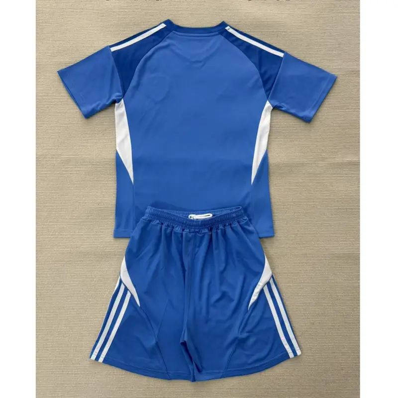 Camiseta de Portero Leeds chester United 2025/2026 Azul Niño Kit