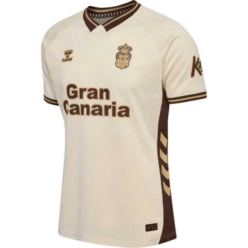Camiseta Las Palmas 2025/2026 Third Beige con Parche La Liga
