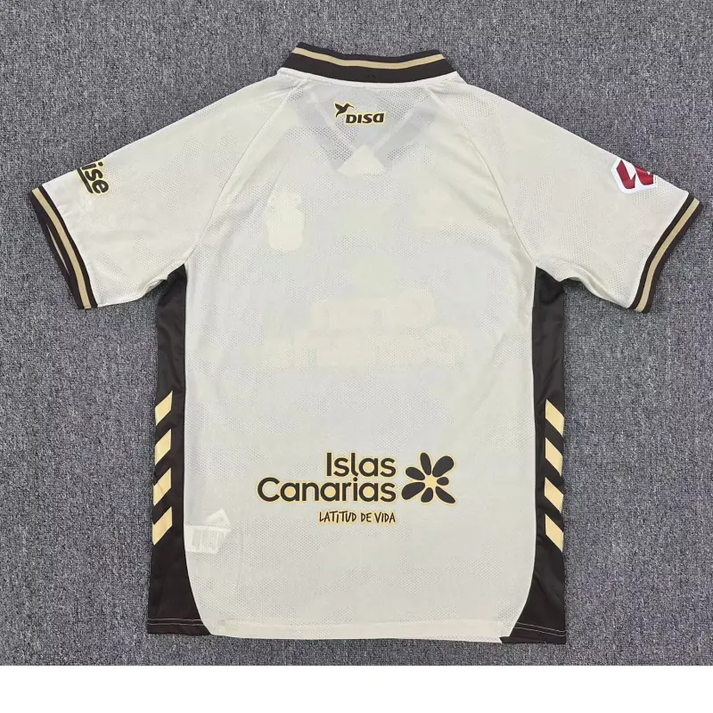 Camiseta Las Palmas 2025/2026 Third Beige con Parche La Liga