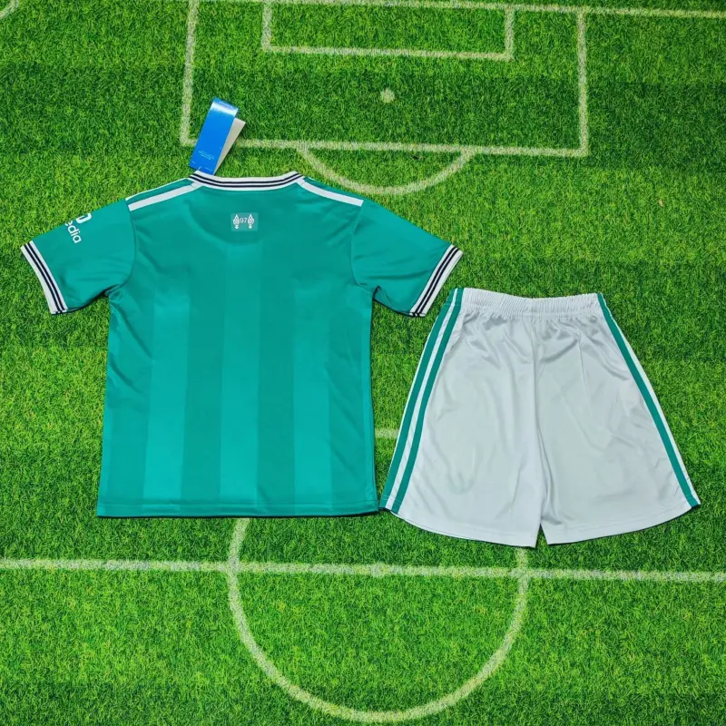 Camiseta Liverpool 2025/2026 Third Verde Niño Kit