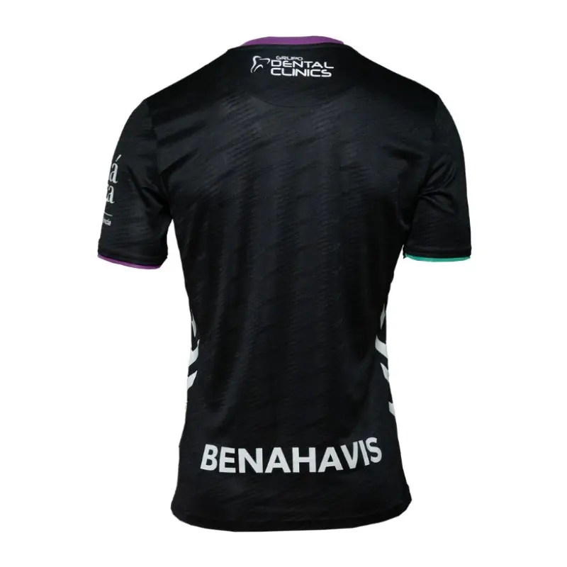 Camiseta Málaga CF 2025/2026 Away Negro con Parche La Liga