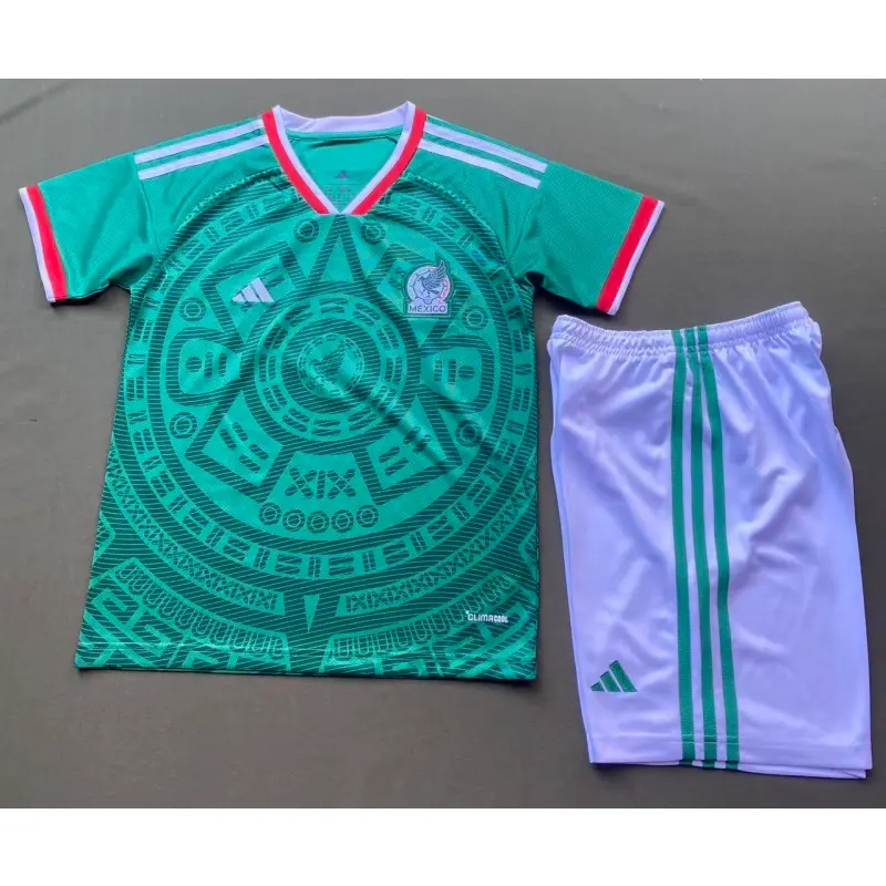 Camiseta México 2026 Home Verde Niño Kit