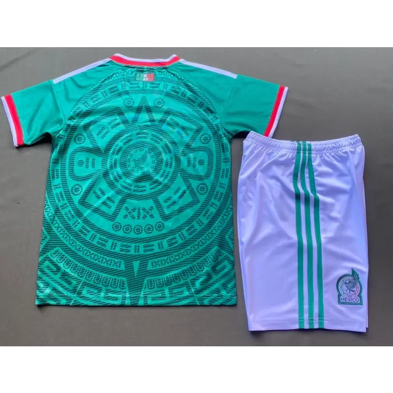 Camiseta México 2026 Home Verde Niño Kit