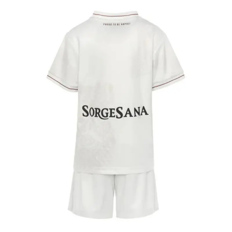 Camiseta Napoli 2025/2026 Away Blanco Niño Kit