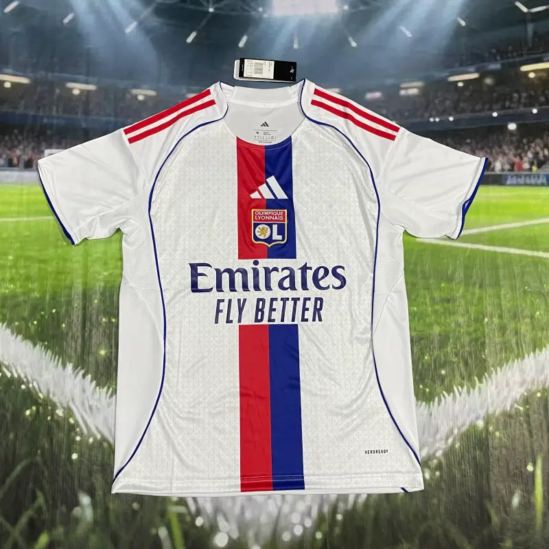 Camiseta Olympique De Lyon 2025/2026 Home Blanco