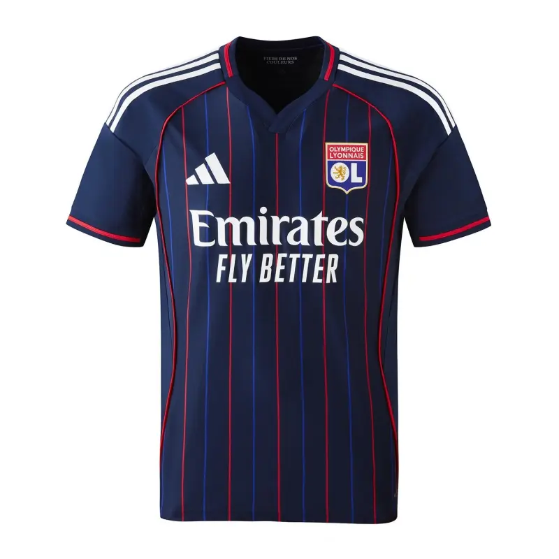 Camiseta Olympique De Lyon 2025/2026 Away Azul Marino
