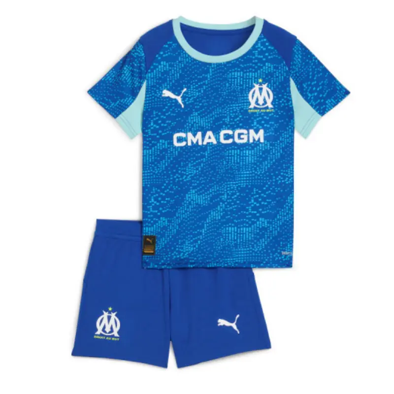 Camiseta Olympique Marsella 2025/2026 Third Azul Niño Kit