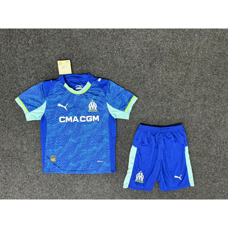 Camiseta Olympique Marsella 2025/2026 Third Azul Niño Kit