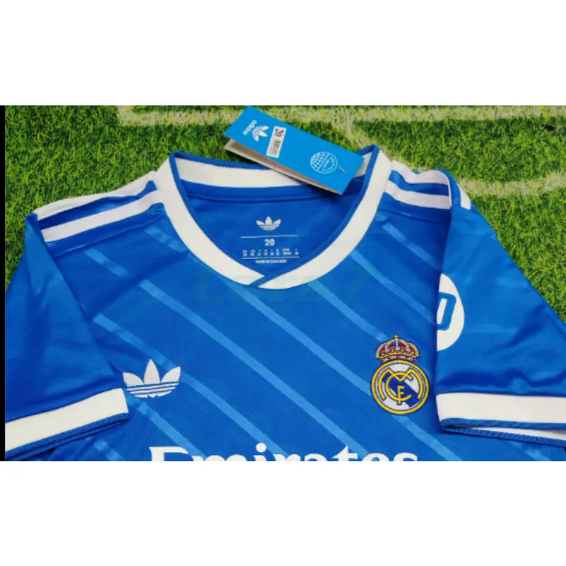 Camiseta Real Madrid 2025/2026 Third Azul Niño Kit con Parche HP