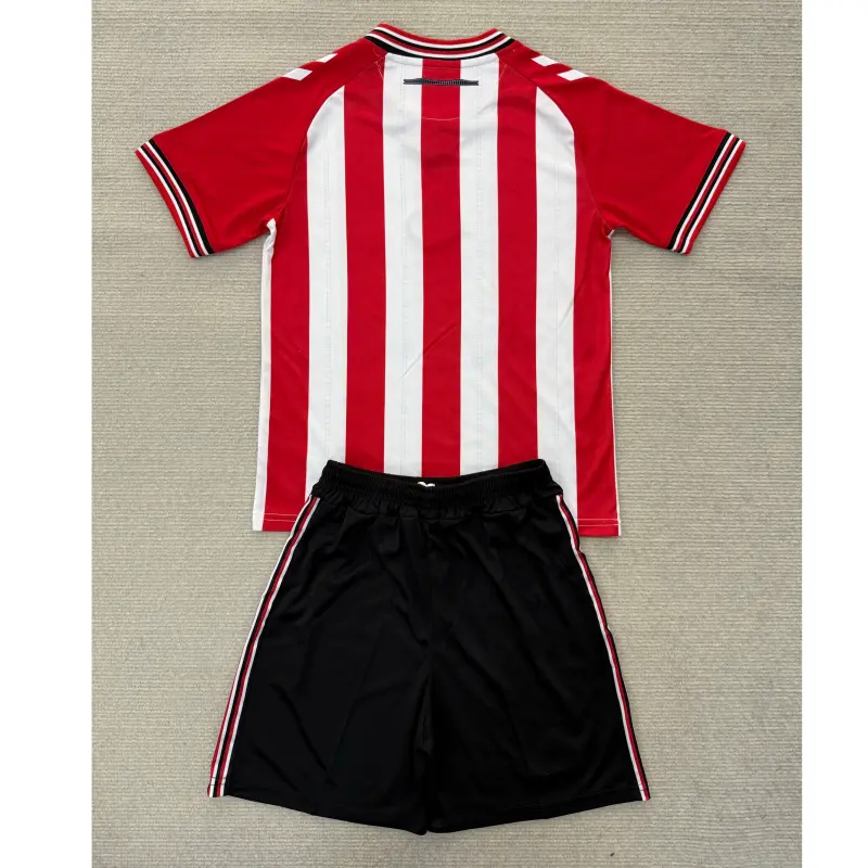 Camiseta Sunderland AFC 2025/2026 Home Rojo/Blanco Niño Kit