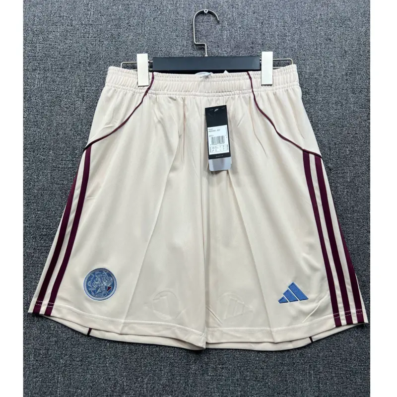 Pantalón Corto Ajax 2025/2026 Third Blanco Roto