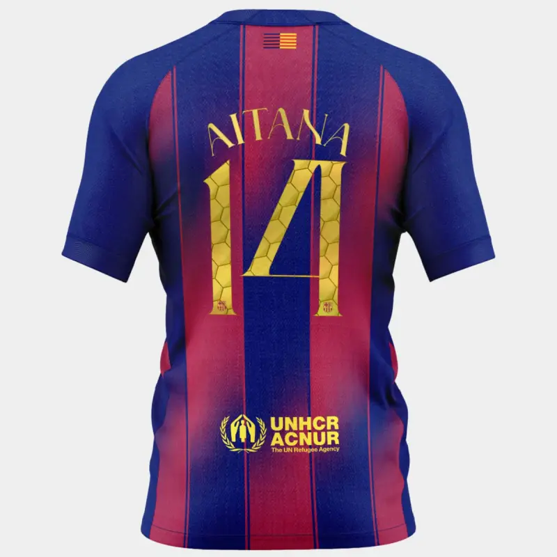 Camiseta AITANA 14 Barcelona 2025/2026 Home Edición Balón de Oro