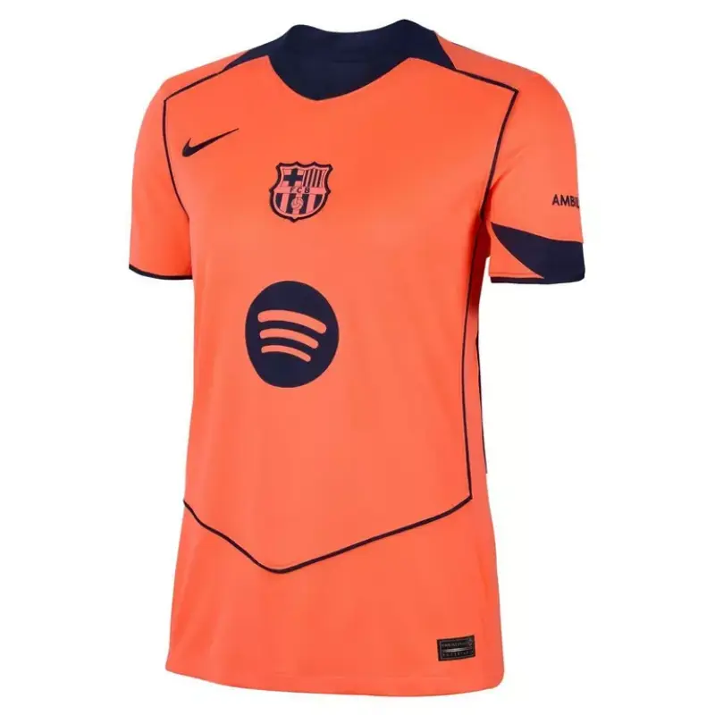 Camiseta Barcelona 2025/2026 Third Naranja Mujer