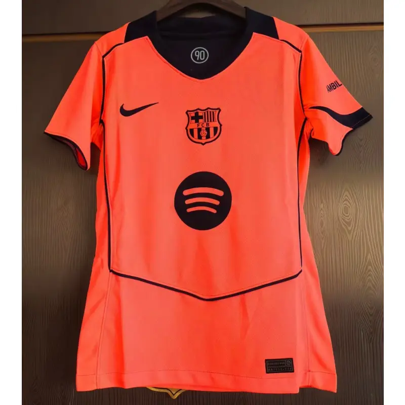 Camiseta Barcelona 2025/2026 Third Naranja Mujer