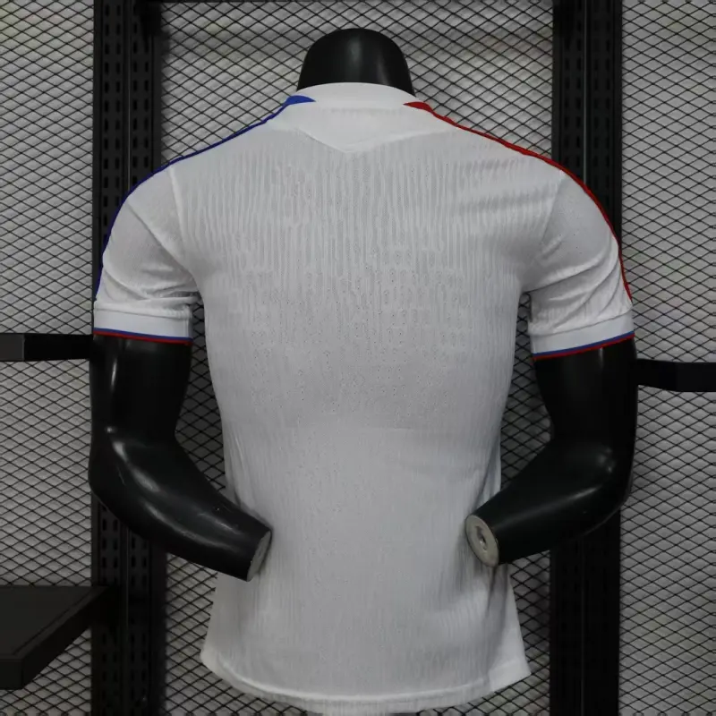 Camiseta Crystal Palace FC 2025/2026 Away Blanco/Azul/Rojo (EDICIÓN JUGADOR)