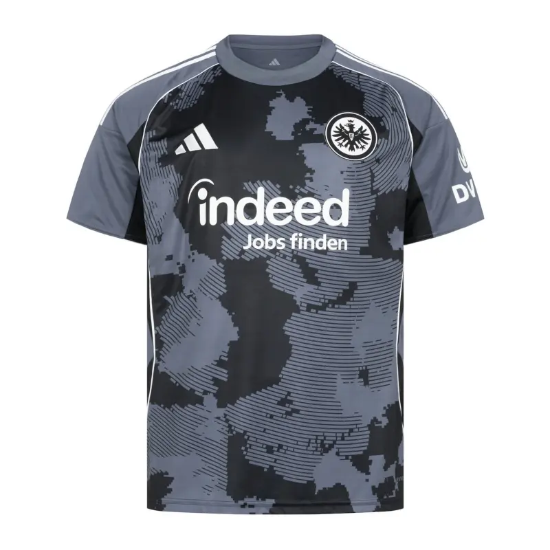 Camiseta Eintracht Fráncfort 2025/2026 Third Negro/Gris