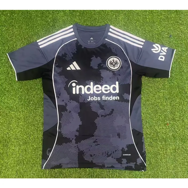 Camiseta Eintracht Fráncfort 2025/2026 Third Negro/Gris