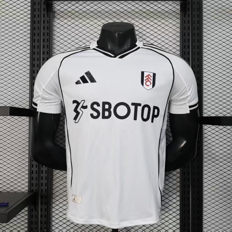 Camiseta Fulham F.C. 2025/2026 Home Blanco (EDICIÓN JUGADOR)