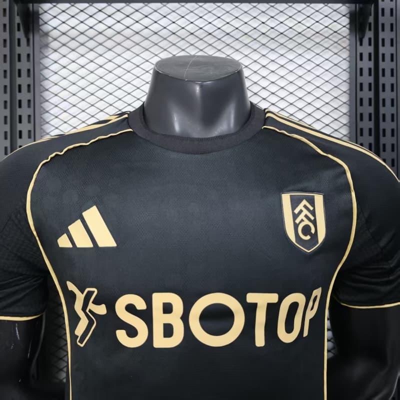 Camiseta Fulham F.C. 2025/2026 Third Negro (EDICIÓN JUGADOR)