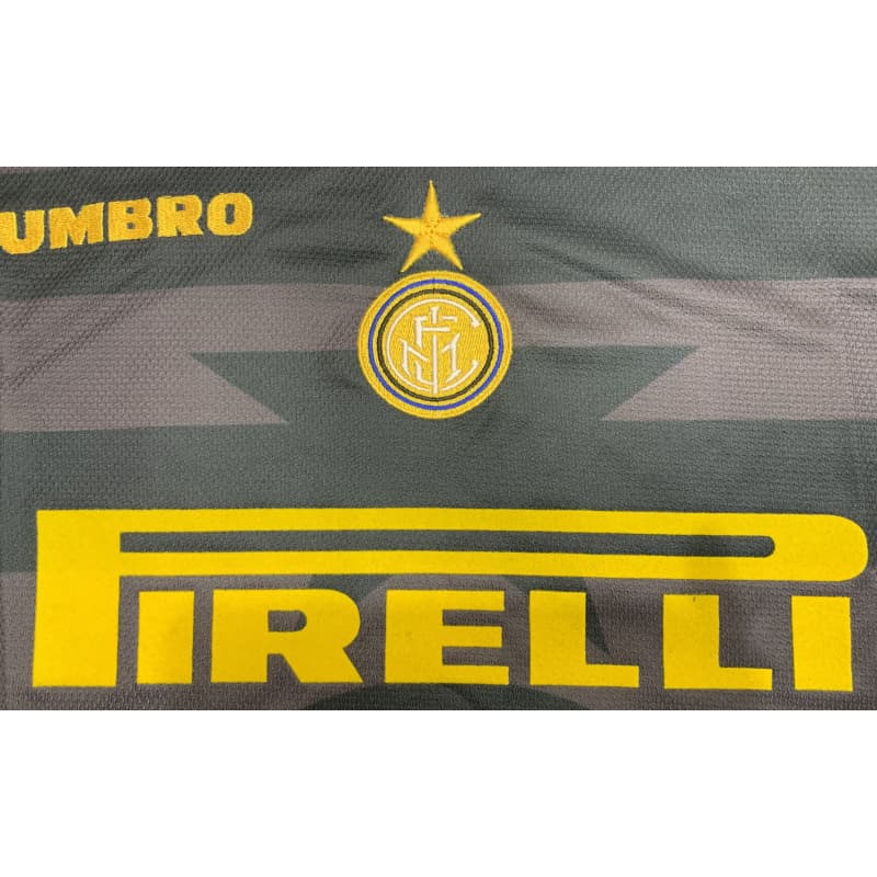Camiseta Inter de Milan 1997/98 Third Gris/Negro