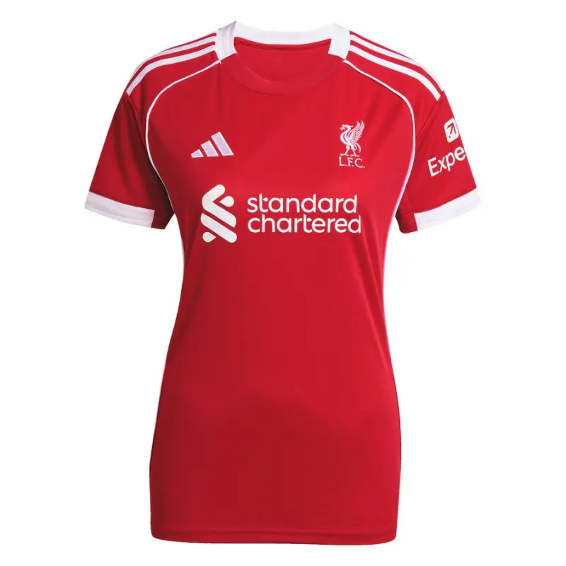 Camiseta Liverpool 2025/2026 Home Rojo Mujer