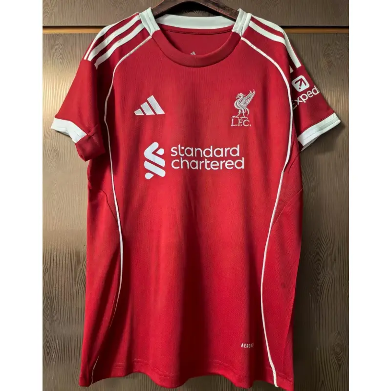 Camiseta Liverpool 2025/2026 Home Rojo Mujer