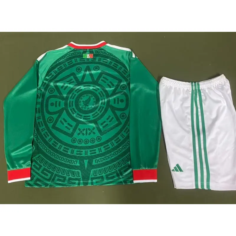 Camiseta México 2025/2026 Home ML Verde Niño Kit