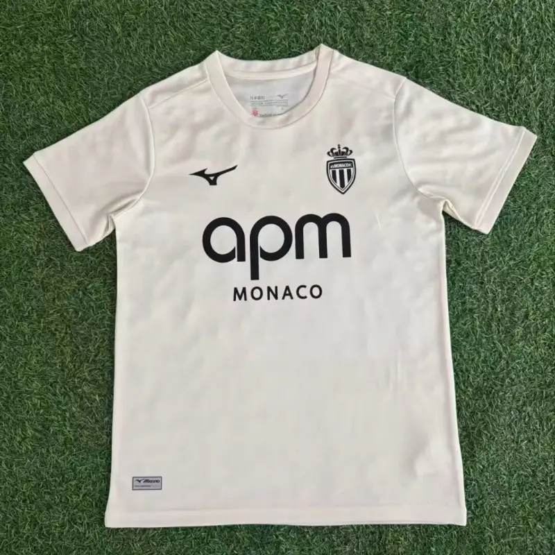 Camiseta Monaco 2025/2026 Third Amarillo Claro